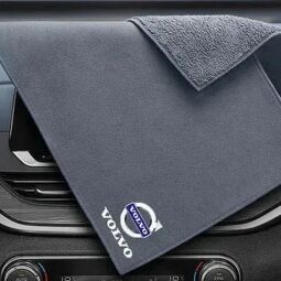 Флісовий рушник для авто з логотипом VOLVO 30х30 см Флісовий рушник для авто з логотипом VOLVO 30х30 см