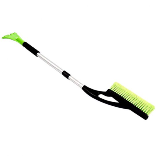 Дорожня карта Щітка зі скребком для видалення снігу та льоду телескопічна 110 см Дорожня карта Щітка зі скребком для видалення снігу та льоду телескопічна 110 см