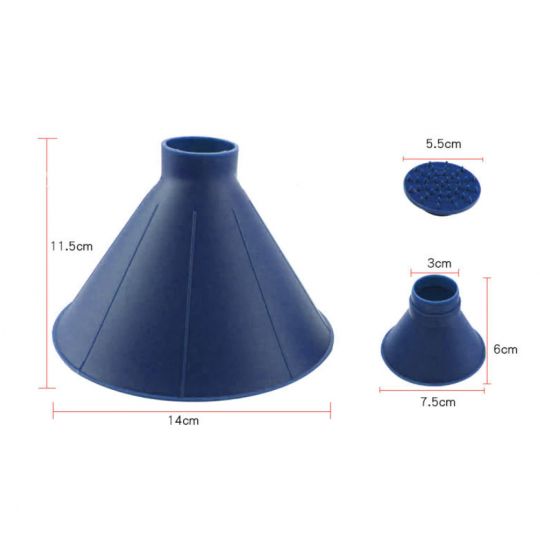 Cкребок для очистки стекла автомобиля от снега и льда