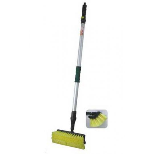 Carstech Щетка для мытья автомобиля телескоп 110-180см (широкая щетина)