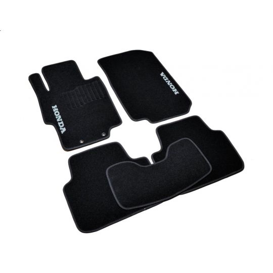 AVTM Коврики в салон текстильные Honda Accord VII '02-08 Черные (Комплект 5шт.) AVTM Коврики в салон текстильные Honda Accord VII '02-08 Черные (Комплект 5шт.)