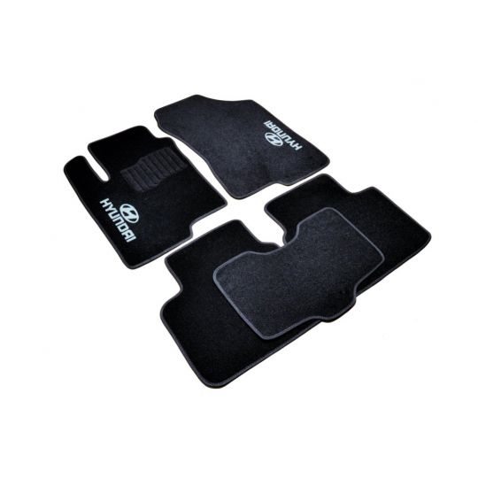 AVTM Коврики в салон текстильные Hyundai Sonata YF '09- Черные (Комплект 5шт.)