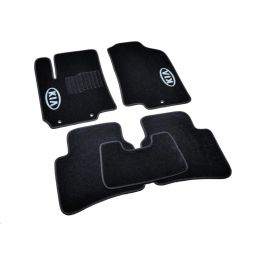 AVTM Коврики в салон текстильные Kia Rio III '11- Черные (Комплект 5шт.)