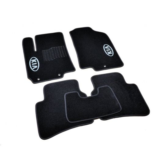 AVTM Коврики в салон текстильные Kia Rio III '11- Черные (Комплект 5шт.)