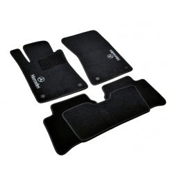 AVTM Коврики в салон текстильные Mercedes-Benz CLS-Class C219 '04-10 [задний привод] Черные (Комплект 5шт.)
