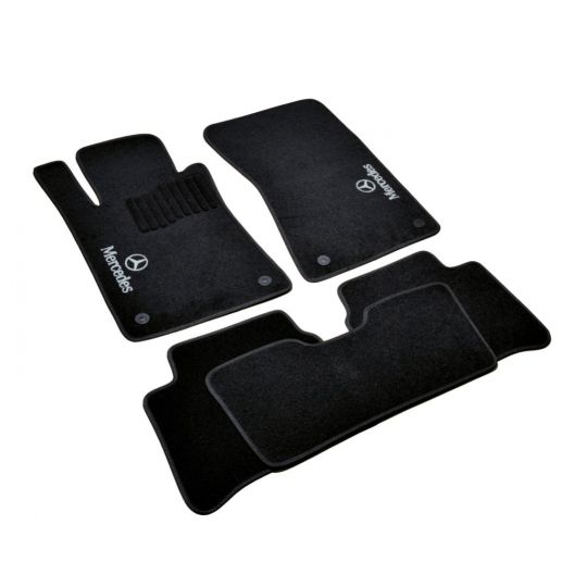 AVTM Коврики в салон текстильные Mercedes-Benz CLS-Class C219 '04-10 [задний привод] Черные (Комплект 5шт.)