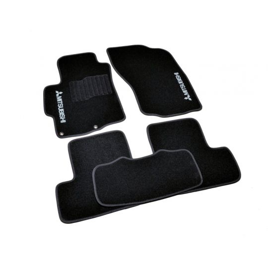 AVTM Коврики в салон текстильные Mitsubishi Lancer X '07- Черные (Комплект 5шт.)