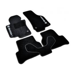 AVTM Коврики в салон текстильные Skoda Octavia (A5) II '04-10 Черные (Комплект 5шт.)