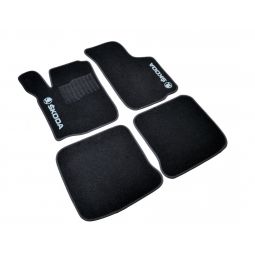 AVTM Коврики в салон текстильные Skoda Octavia I '96-10 Черные (Комплект 5шт.)