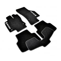 AVTM Коврики в салон текстильные Skoda Octavia (A7) III '13- Черные (Комплект 5шт.)