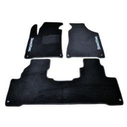 AVTM Коврики в салон текстильные Ssang Yong Korando III '10- Черные (Комплект 3шт.)