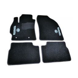 AVTM Коврики в салон текстильные Toyota Auris I '07-12 Черные (Комплект 5шт.)