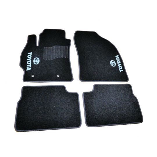 AVTM Коврики в салон текстильные Toyota Auris I '07-12 Черные (Комплект 5шт.)