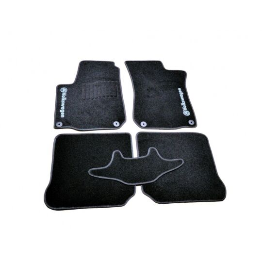 AVTM Коврики в салон текстильные Volkswagen Bora '99-05 Черные (Комплект 5шт.)
