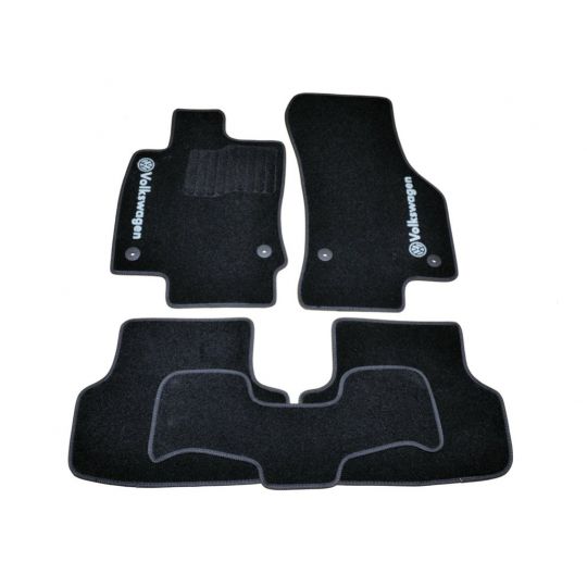 AVTM Коврики в салон текстильные Volkswagen Golf VII '12- Черные (Комплект 5шт.)