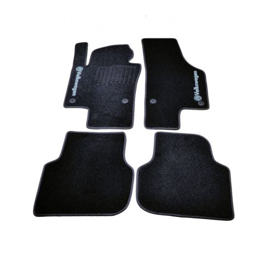 AVTM Коврики в салон текстильные Volkswagen Jetta VI '10- Черные (Комплект 5шт.)