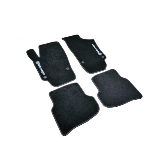 AVTM Коврики в салон текстильные Volkswagen Polo V '09- седан Черные (Комплект 5шт.)