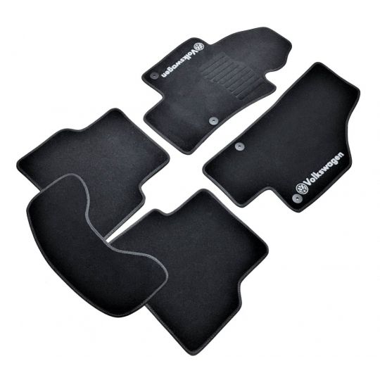 AVTM Коврики в салон текстильные Volkswagen Tiguan I '07-15 Черные (Комплект 5шт.)